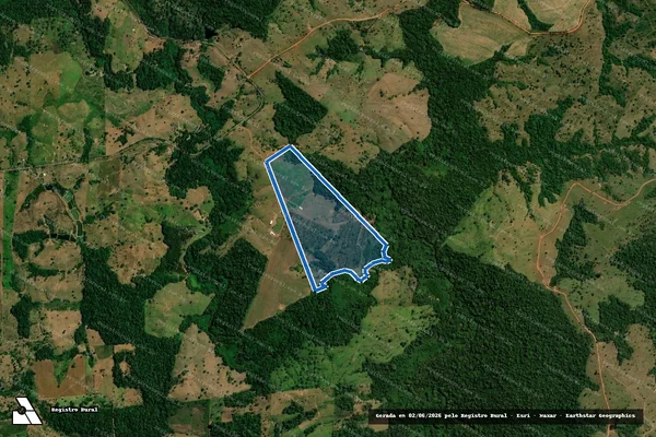 Imagem de satélite de LOTE 45 - GLEBA 40 - GLEBA GUAPORÉ - PIC PAR - ÁREA 1 em Colorado do Oeste - RO