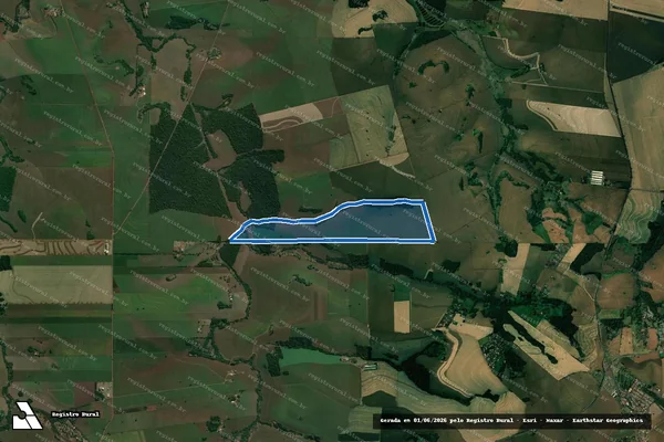 Imagem de satélite de Fazenda Santa Candida em Cambé - PR