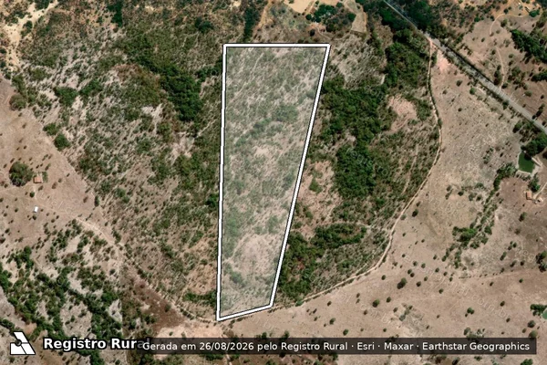 Imagem de satélite de FAZENDA BOA ESPERANÇA - GLEBA 02 em Faina - GO