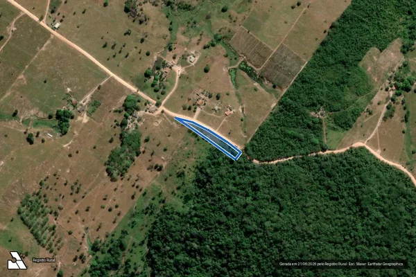 Imagem de satélite de Lote 124, Gleba 21, Setor Espigão do Oeste - Parc 01 - Parc 01 em Espigão D'Oeste - RO