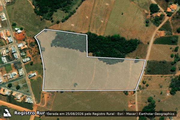 Imagem de satélite de Fazenda Batalha - Gleba 01 em Capitólio - MG
