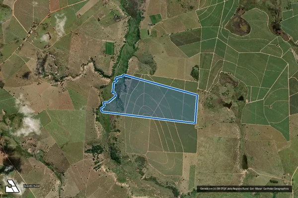 Imagem de satélite de FAZENDA VOLTA REDONDA - Gleba 01 em Ibirapuã - BA