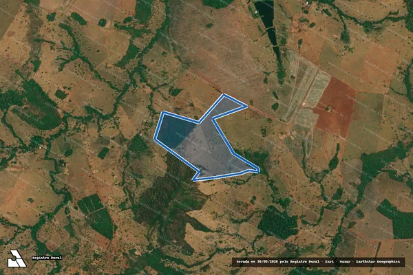 Imagem de satélite de FAZENDA LAMBARI - 001 em Montes Claros de Goiás - GO