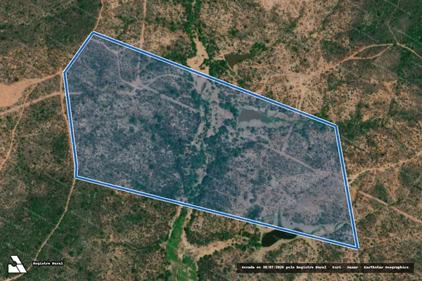Imagem de satélite de SITIO PITOMBEIRA - Parte 1 em Serrita - PE