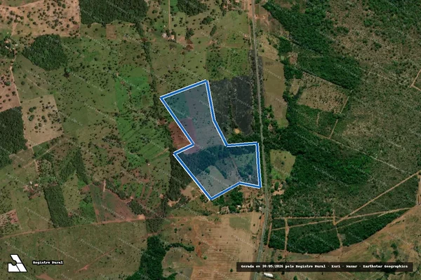 Imagem de satélite de LOTE 118-A - 001 em Wanderlândia - TO