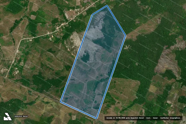 Imagem de satélite de Fazenda Bravin I e II em Maracaçumé - MA