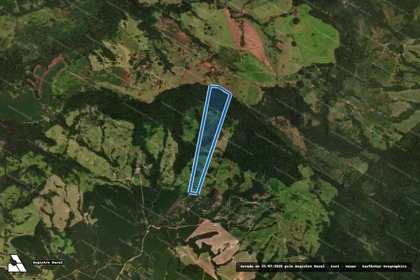Imagem de satélite de SÍTIO GALO DE OURO - Lote n° 768 e 769 - Lote 768-769/E - SÍTIO FIGUEIRA em Faxinal - PR