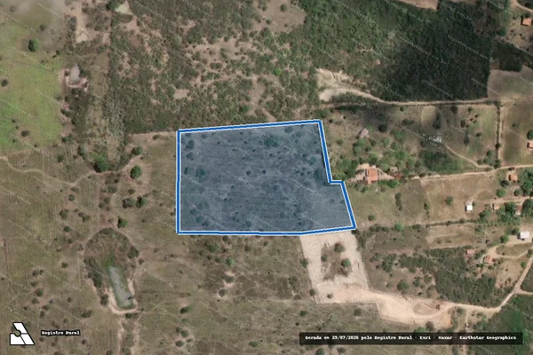 Imagem de satélite de FAZENDA BURDÃO - Parte 1 em Santa Bárbara - BA