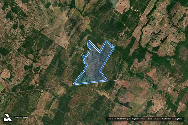 Imagem de satélite de FAZENDA BACURI I / Parte 1 em Nobres - MT
