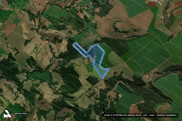 Imagem de satélite de Fazenda Nossa Senhora Aparecida - Parcela 09 em Marilândia do Sul - PR