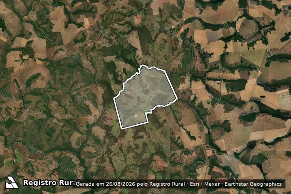 Imagem de satélite de FAZENDA MONTE VERDE Lote 25 do Loteamento Gameleira nº 03 - 001 em Alvorada - TO