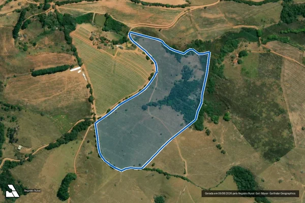 Imagem de satélite de FAZENDA NOSSA SENHORA APARECIDA - FAZENDA NOSSA SENHORA APARECIDA em Conceição do Rio Verde - MG