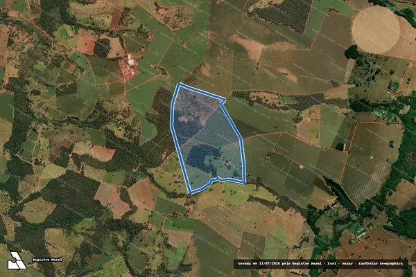 Imagem de satélite de FAZENDA RIO DO PEIXE - Gleba 01 em Vianópolis - GO