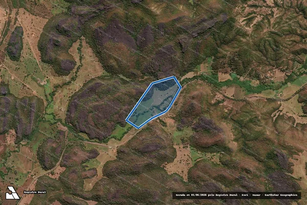 Imagem de satélite de FAZENDA OLHO D ÁGUA- ESTIVA - Gleba 02 em Aurora do Tocantins - TO