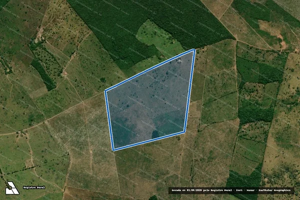 Imagem de satélite de FAZENDA MAMUÍ II - Parcela 1 em Tuntum - MA