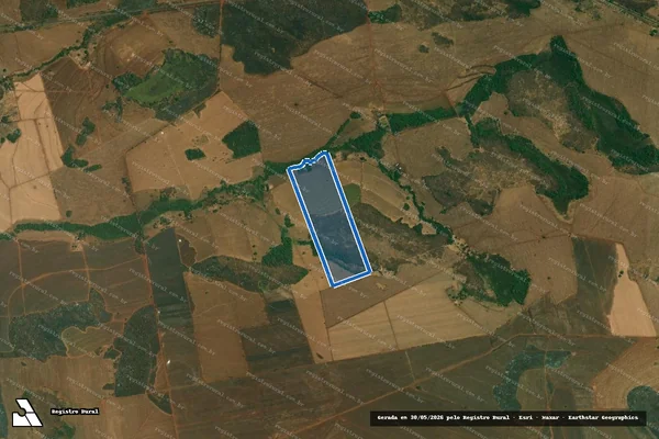 Imagem de satélite de Fazenda Panamá - PARTE 1 em Itumbiara - GO