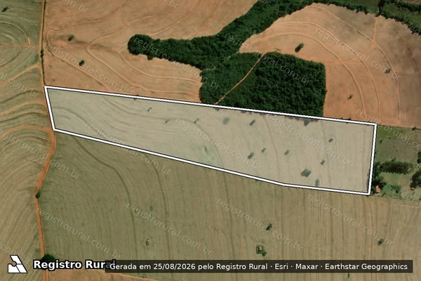 Imagem de satélite de Fazenda João Damasceno - - em Santa Cruz do Rio Pardo - SP