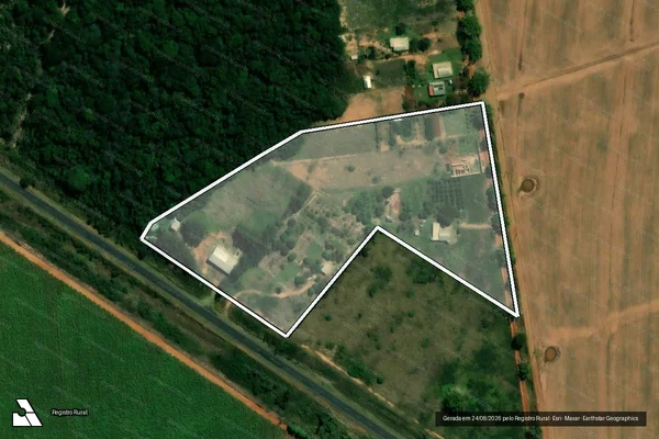 Imagem de satélite de FAZENDA ALTO DA MATA ? REMANESCENTE - ÁREA 11 em Naviraí - MS