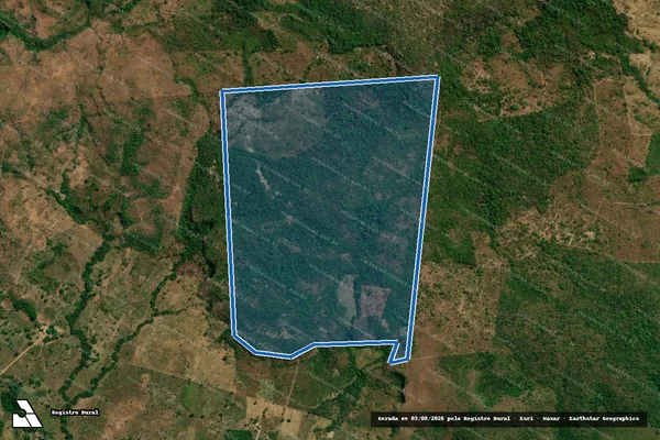 Imagem de satélite de FAZENDA TINGUIS - Parcela 1 em Formosa da Serra Negra - MA