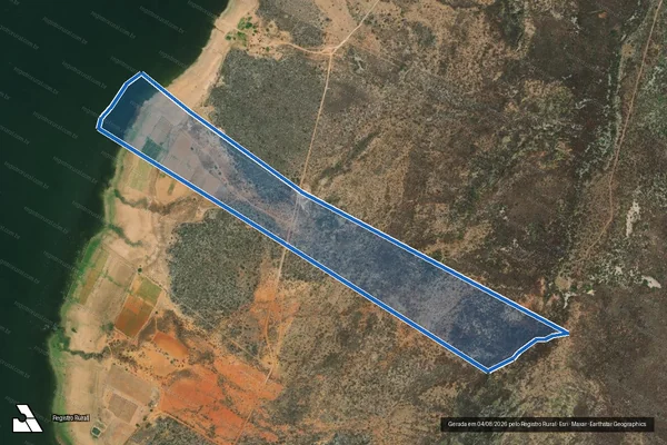 Imagem de satélite de FAZENDA AGUA VIVA - Parte 1 em Sento Sé - BA
