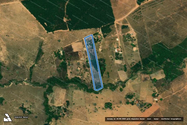 Imagem de satélite de Barreiro Chacaras H-16 e H-06 - Parcela 1 em Alexânia - GO