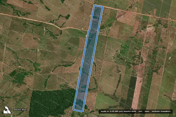 Imagem de satélite de Fazenda Cidadela IV - Fazenda Cidadela IV em Terra Nova do Norte - MT
