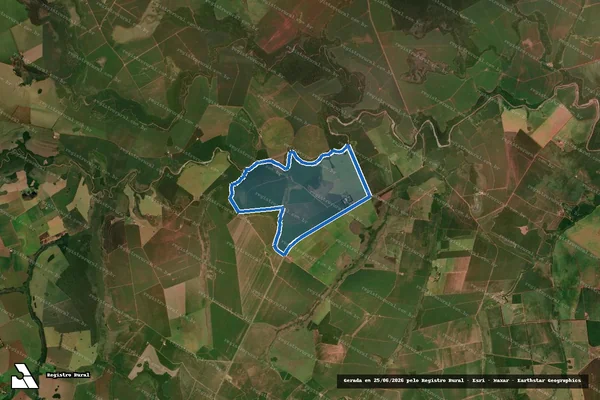Imagem de satélite de Fazenda Quedas D aguas - Parte 1 em Amambai - MS