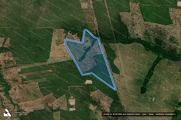 Imagem de satélite de Fazenda São Raimundo II - 001 em Aguiarnópolis - TO
