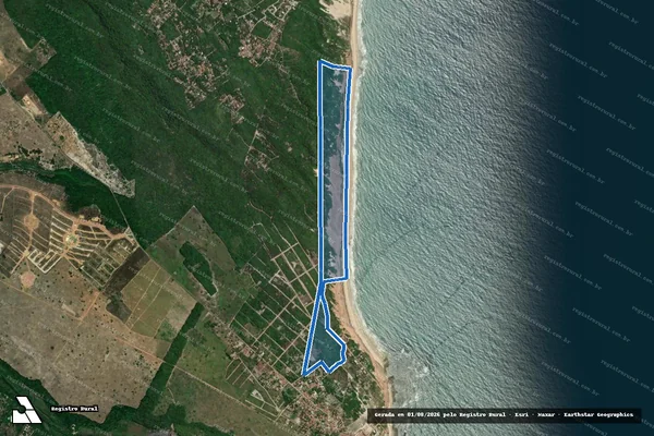 Imagem de satélite de SIBAUMA/ COVA DA ONÇA - SIBAUMA/ COVA DA ONÇA em Tibau do Sul - RN