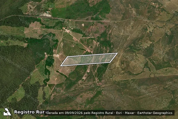 Imagem de satélite de LOTE 68-B da Gleba Chapadão - Lote 68-B em Rosário Oeste - MT
