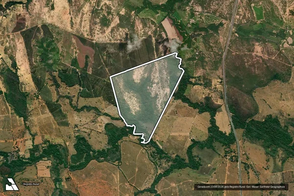 Imagem de satélite de Fazenda Santa Paula ? Picão - Parcela 1 em Curvelo - MG