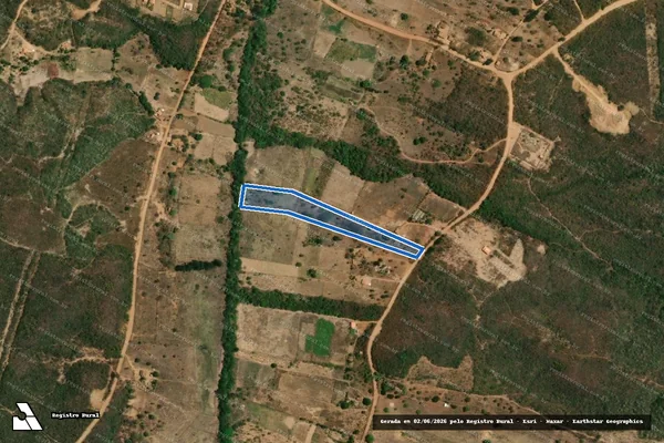 Imagem de satélite de Fazenda Brejo - Parte 1 em Vargem Grande do Rio Pardo - MG