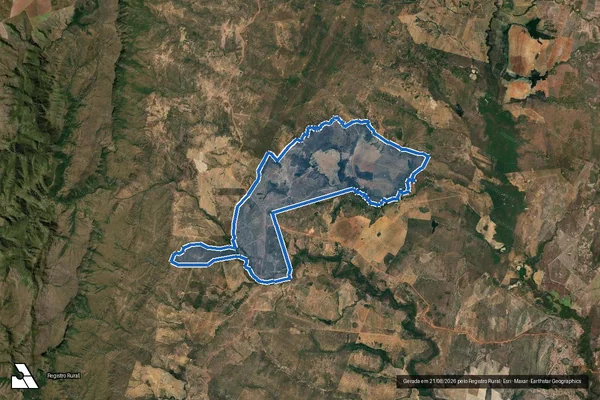 Imagem de satélite de FAZENDA SANTA BRÍGIDA E DOIS IRMÃOS - 001 em São João d'Aliança - GO