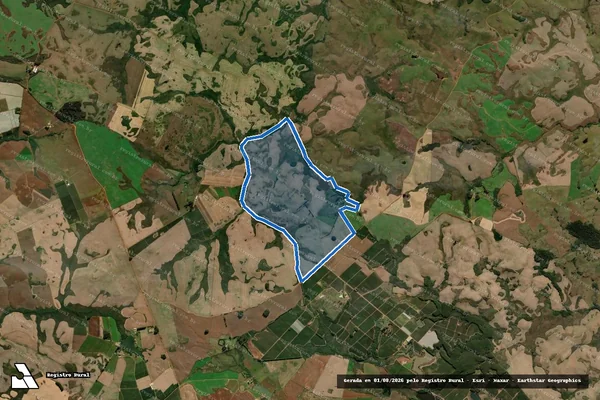 Imagem de satélite de FAZENDA SÃO DOMINGOS - Parte 1 em Vacaria - RS