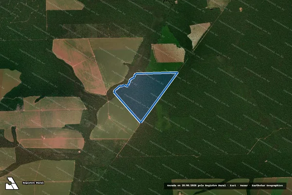 Imagem de satélite de Fazenda Lirio do Vale II - Parte 1 em Porto dos Gaúchos - MT