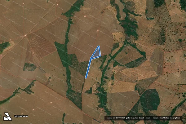 Imagem de satélite de FAZENDA SÃO LOURENÇO GRANDE - Gleba 02 em Ituiutaba - MG