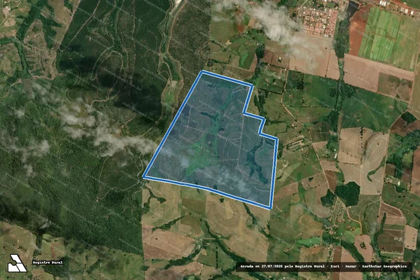 Imagem de satélite de Fazenda Cantui / Matricula 8105 em Tatuí - SP