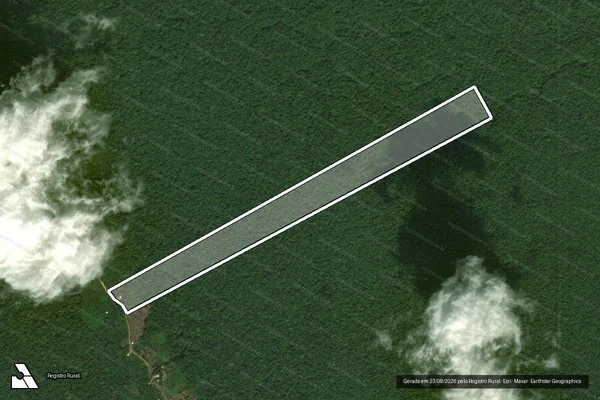Imagem de satélite de / Projeto de Assentamento Beruri