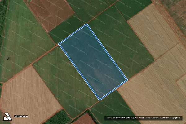 Imagem de satélite de SÍTIO NUCL COLONIAL DE GUATAPARA - GLEBA - A em Guatapará - SP