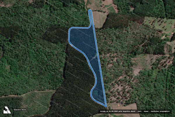 Imagem de satélite de XXXX - Parte 1 em Porto Vitória - PR