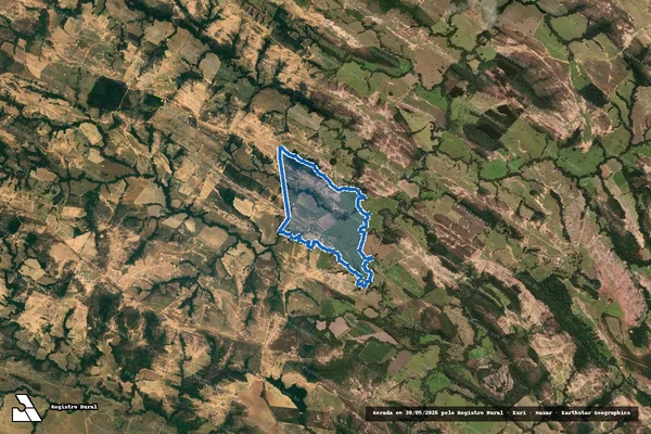 Imagem de satélite de FAZENDA BOLÍVIA - GLEBA 02 em Cabeceira Grande - MG