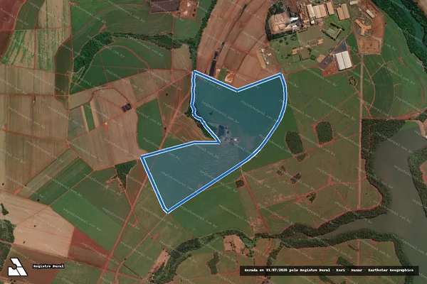 Imagem de satélite de FAZENDA SANTA MARTA em São Joaquim da Barra - SP