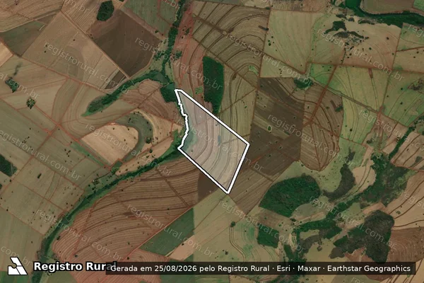 Imagem de satélite de Fazenda Guarirobas - Perimetro_3 em Quirinópolis - GO
