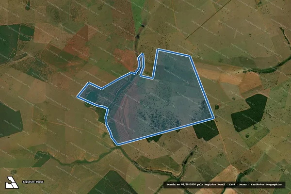 Imagem de satélite de Fazenda Granja Azul - Fazenda Granja Azul ? Gleba C em Campo Grande - MS