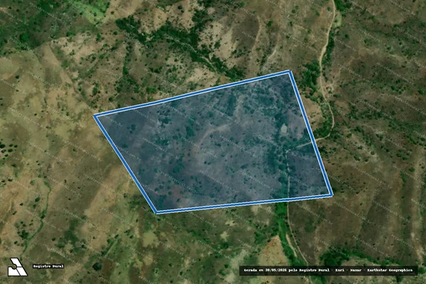 Imagem de satélite de FAZENDA ACARA - Parte 1 em Nova Canaã - BA