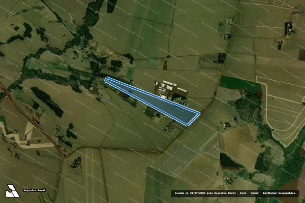 Imagem de satélite de Fazenda Bom Fim - Parte 1 em Laguna Carapã - MS