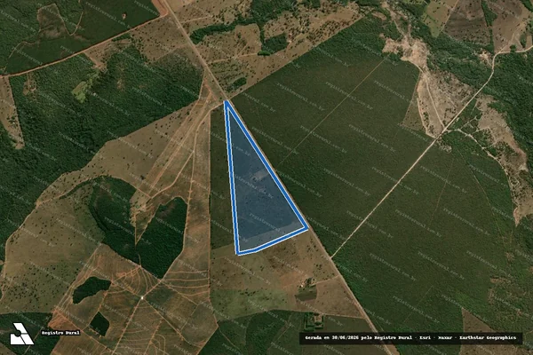 Imagem de satélite de Fazenda Boa Vista - Parte 1 em Poxoréu - MT