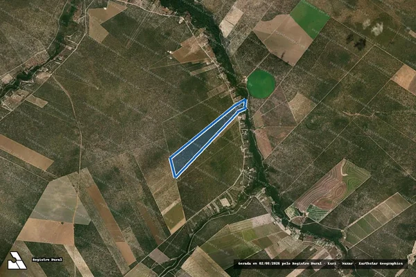 Imagem de satélite de Lote 59 ? P.A Rios dos  Bois - 001 em Chapada Gaúcha - MG