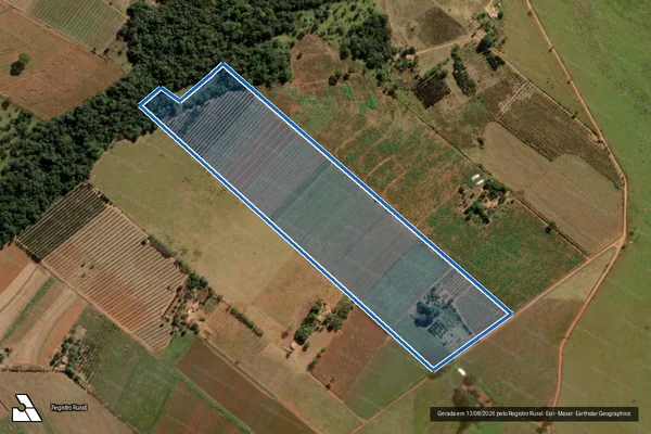 Imagem de satélite de Lote 21 ? Projeto de Assentamento Dom Fernando Gomes dos Santos - Lote 21 em Itaberaí - GO