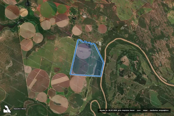 Imagem de satélite de Fazenda Buriti - Lote 07 - Fazenda Buriti - Lote 07 em Paracatu - MG